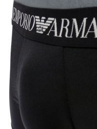 Boxer Emporio Armani de microfibra en color negro