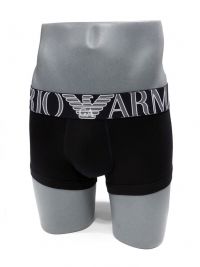 Boxer Emporio Armani de algodón megalogo en negro