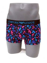 Boxer Emporio Armani en algodón estampado en negro 