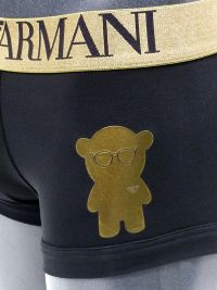 Boxer Emporio Armani Algodón Bear en negro