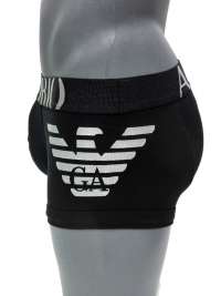 Boxer Emporio Armani Algodón Big Eagle en negro