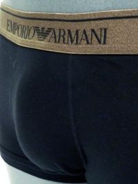 Boxer Emporio Armani Algodón en negro y cobre