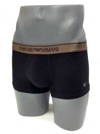 Boxer Emporio Armani Algodón en negro y cobre