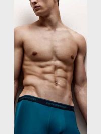 Boxer Emporio Armani Microfibra Azul Cobalto