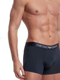 Boxer Emporio Armani Microfibra Second Skin Azul