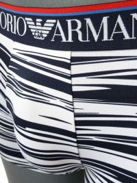 Emporio Armani calzoncillo de microfibra a rayas