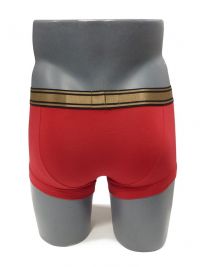 Boxer Emporio Armani en algodón en rojo y dorado