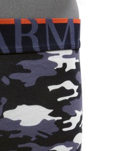 Emporio Armani calzoncillo de algodon camuflaje en marino