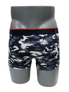 Boxer Emporio Armani de algodón en azul camuflaje