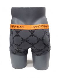 Boxer Emporio Armani en algodón con cinturilla naranja