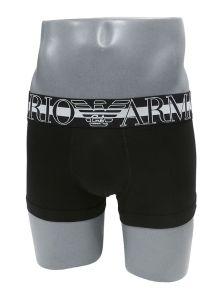 Boxer Emporio Armani de algodón megalogo en negro