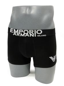 Boxer Emporio Armani mod. Milano en negro de algodón
