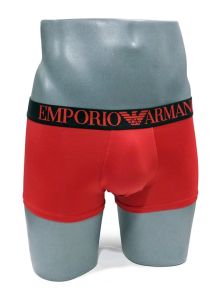 Boxer Emporio Armani Microfibra en Rojo Cherry