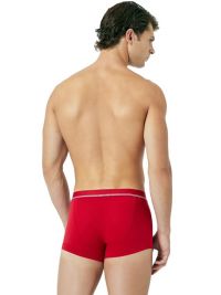 Boxer Emporio Armani de malla en microfibra y color rojo