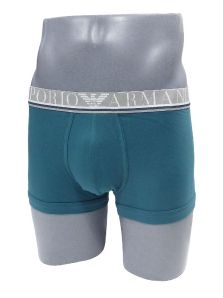 Boxer Emporio Armani en algodón en verde mediterráneo