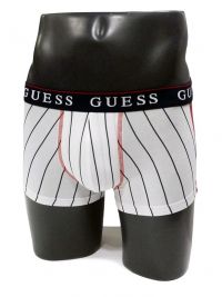 Boxer GUESS en blanco con logo y rayas