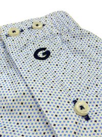 Boxer Giulio de Tela azul estampado en estrellitas en azul mod. Mut 