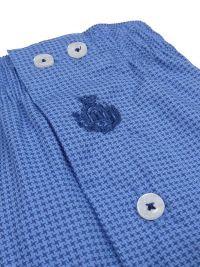 Boxer Guasch de tela azul con estrellitas