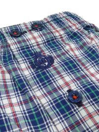 Boxer Guasch de tela a cuadritos multicolor