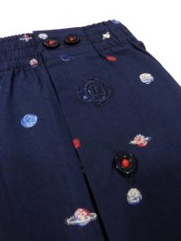 Boxer Guasch de tela estampado con planetas