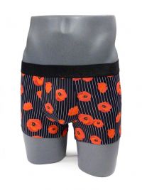 Boxer HOM mod. Valensole en microfibra estampado con flores