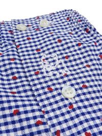 Boxer Kiff-kiff de tela a cuadritos con corazoncitos