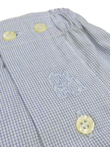 Confort que se nota: el boxer azul claro con cuadritos Kiff Kiff es la opción perfecta para uso diario o para un regalo especial.