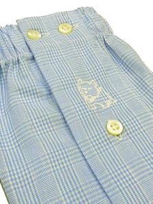 Regala confort auténtico: boxer Kiff Kiff de cuadros azules, un estilo tradicional que nunca falla.