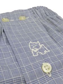 Calidad y sencillez que destacan: boxer Kiff Kiff de cuadros azules para quienes prefieren lo auténtico.