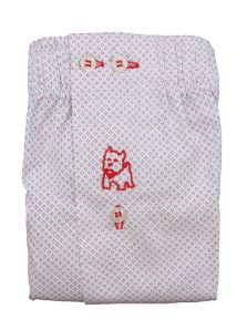 Boxer Kiff-kiff de tela con topitos en rojo y verde