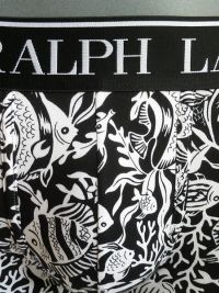 Boxer Polo Ralph Lauren fondo marino en negro