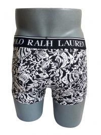 Boxer Polo Ralph Lauren fondo marino en negro