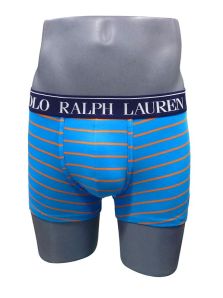 Boxer Polo Ralph Lauren Hawaiian Ocean y Rayas Naranjas