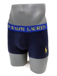 Boxer Polo Ralph Lauren Marino y Amarillo Oro