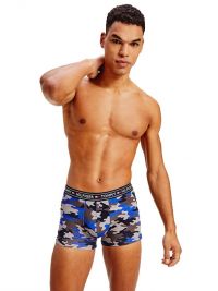 Boxer Tommy Hilfiger algodón estampado camuflaje marino