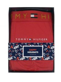 Boxer Tommy Hilfiger microfibra en rojo. Ed. Happy Holidays