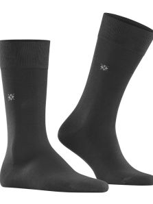 Nuevos calcetines de Burlington en gris antracita para hombre