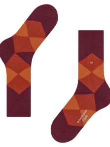 Regalo perfecto: calcetines Burlington de rombos, coloridos y sofisticados para hombres actuales.