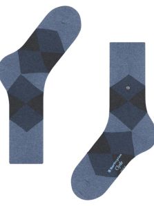 Haz que cada paso cuente esta temporada con los calcetines Burlington azul jeans.