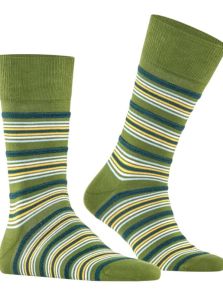 Manten tus pies cómodos y abrigados con los calcetines Burlington a rayas.