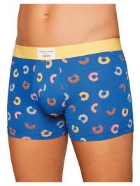 Pack Ysabel Mora Underwear Boxer Rojo Coral y Azul con donuts