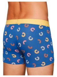 Pack Ysabel Mora Underwear Boxer Rojo Coral y Azul con donuts