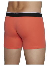 Pack Ysabel Mora Underwear Boxer Naranja y Negro con prints