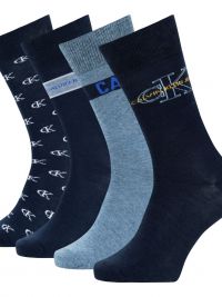 4 Pack Calcetines Calvin Klein en azul marino