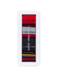 4 Pack Calcetines Calvin Klein en negro y rojo