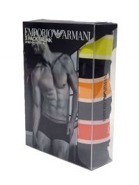 Pack Boxers Emporio Armani en negro y neón ANC