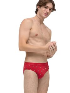 Regalo Ysabel Mora Hombre con slip de diseño festivo.