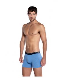 Pack Punto Blanco Boxer Basix Azules