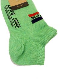 2 Pack de Calcetines Levi´s Tobillero Bajo en Verde y Gris