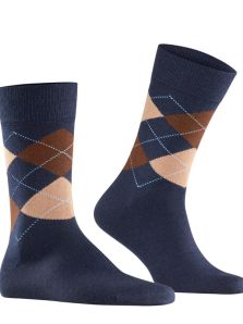 Burlington calcetines de rombos clasicos en lana